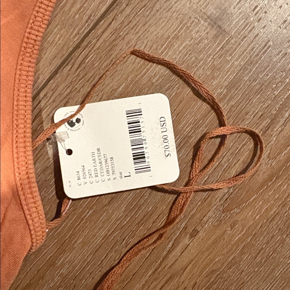 NWT free people movement women’s large red earth hot shot onesie - Picture 4 of 5